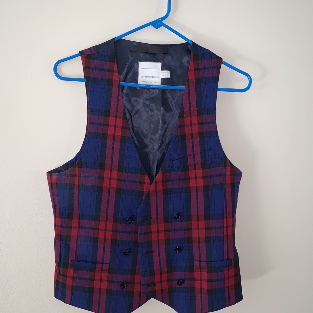 Topman plaid vest
